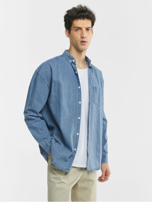 Classic Button-up Denim Shirt