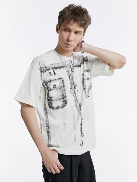 Pure Cotton Printed T-shirt