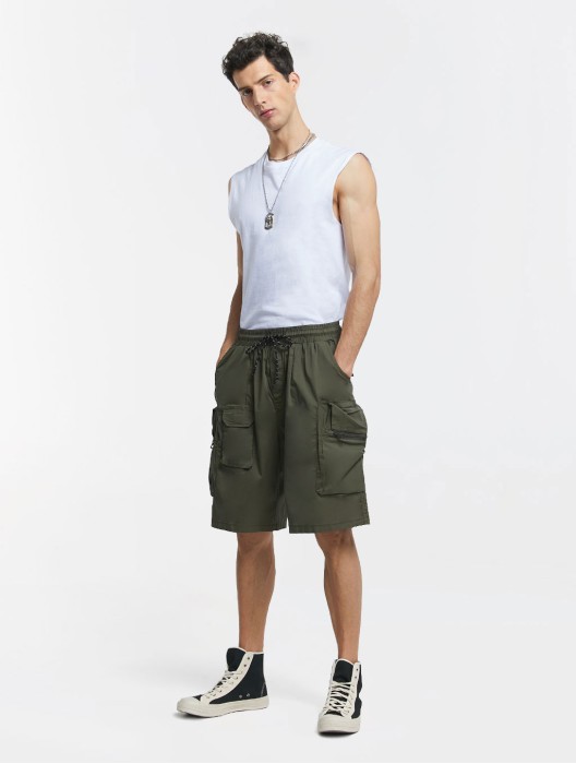 Multi Pockets Cargo Shorts