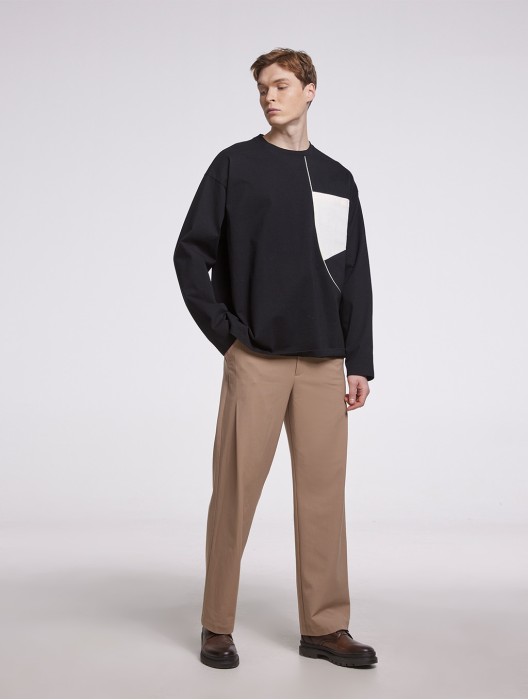 Asymmetric Line Sweatshirt