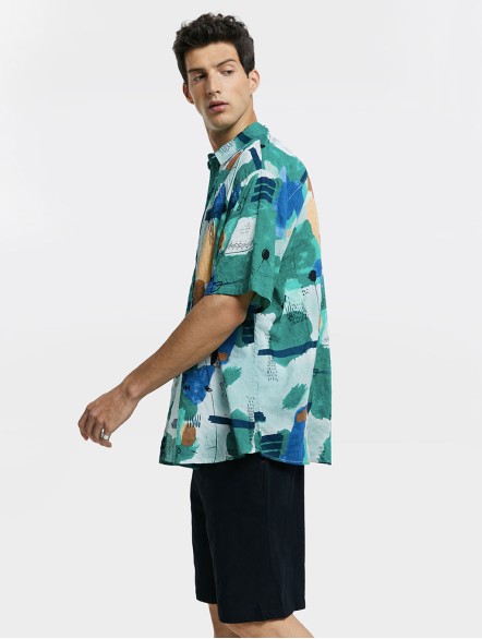 Art Print Short-Sleeve Shirt