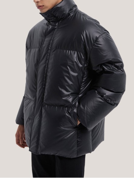 High Collar Down Puffer Jacket