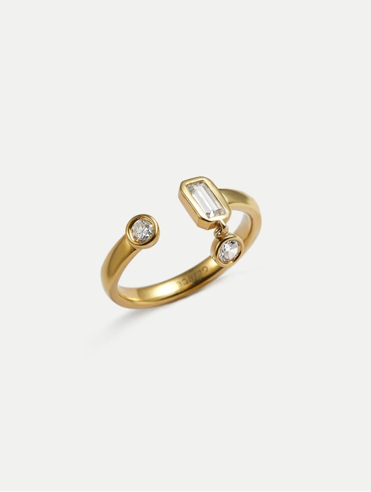 Grace Asymmetric Open Ring