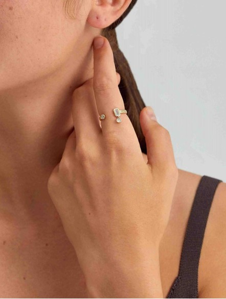 Grace Asymmetric Open Ring