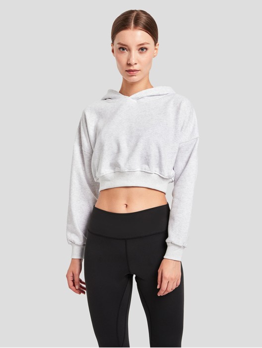 Rlaxed Cropped Hoodie