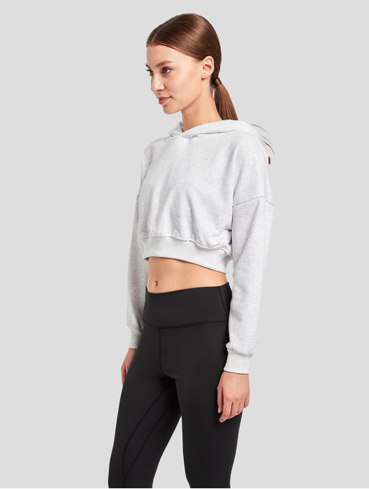 Rlaxed Cropped Hoodie