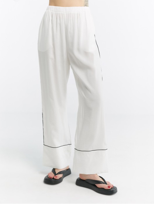 Trimmed Pajama Pants