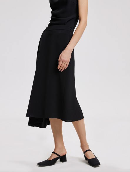 Drapey Asymmetric Skirt