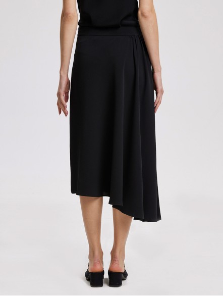 Drapey Asymmetric Skirt