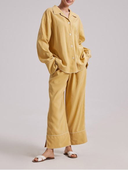 Balmacaan Relaxed Pajama Set