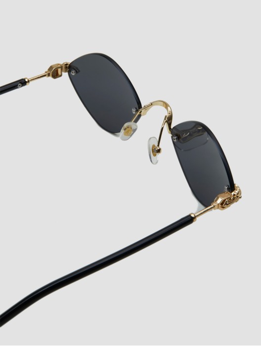 Diamond-shape Frameless Sunglasses