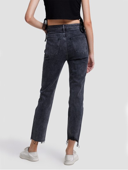 Hight Waist Tapered Jeans