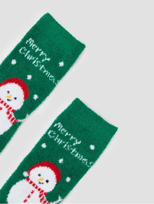 Festive Lovely Green-Series Socks