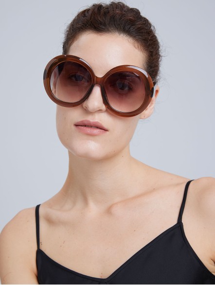 Oversized Round Sunglasses