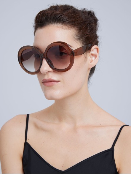 Oversized Round Sunglasses