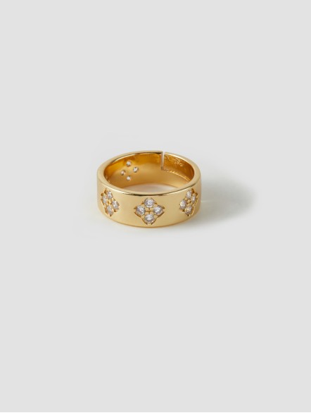 Four Petal Flower Ring