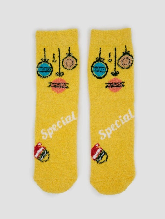 Festive Lovely Citrine-Series Socks