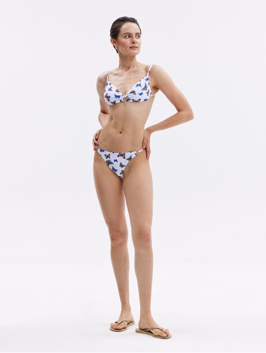 Butterfly Print Bikini Swimsuit