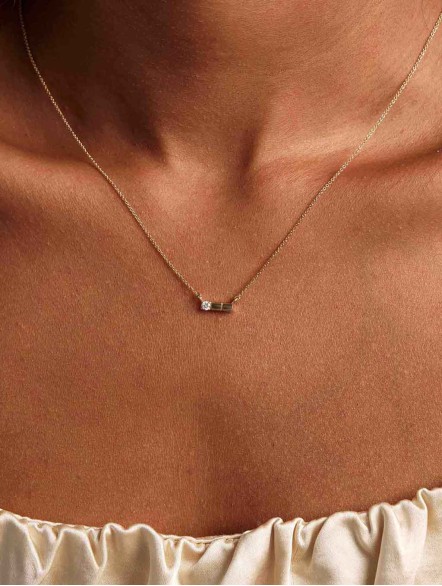 Brick Diamond Necklace