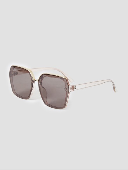 Rimless Geometry Sunglasses