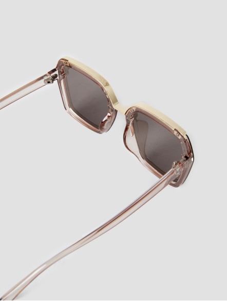 Rimless Geometry Sunglasses