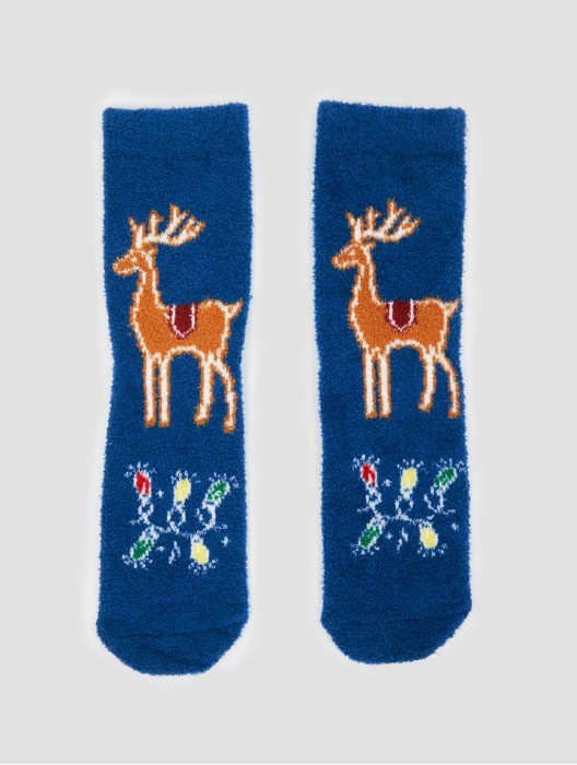 Festive Lovely Blue-Series Socks