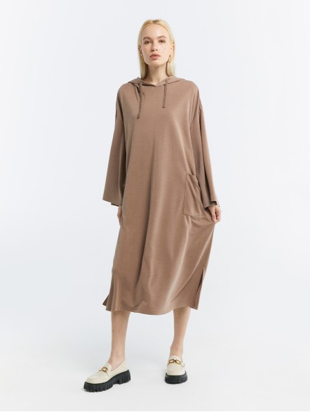 Long Hooded Dress