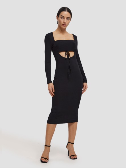 Cutout Waist Bodycon