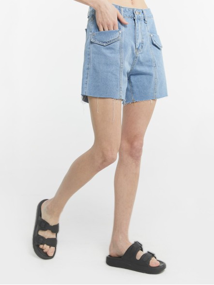 High Waist Denim Shorts