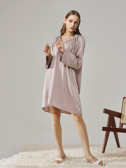 Sweet Ruffel Collar Pajama Set