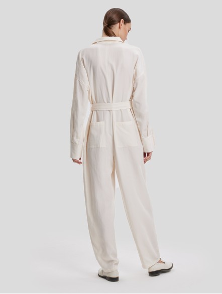 Straight Belted Jumpsuit