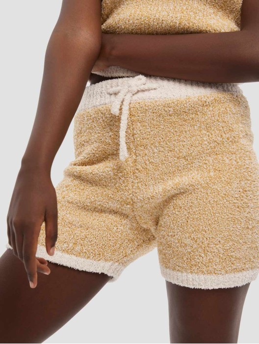 Mid Rise Cropped Shorts