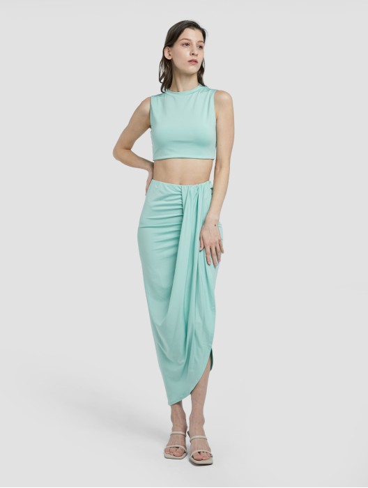 Bodycon Crop Top & Skirt Set