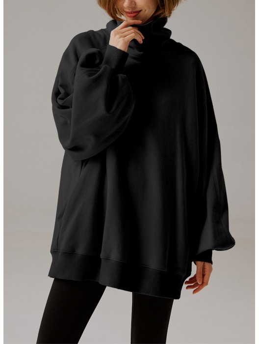 Boxy Long Sleeves Sweatshirt