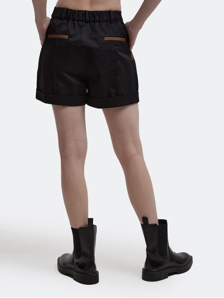 Rolled Shorts with Patch Pocket