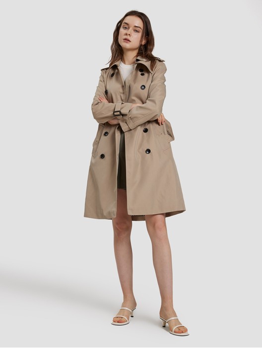 Knee-High Trench Coat