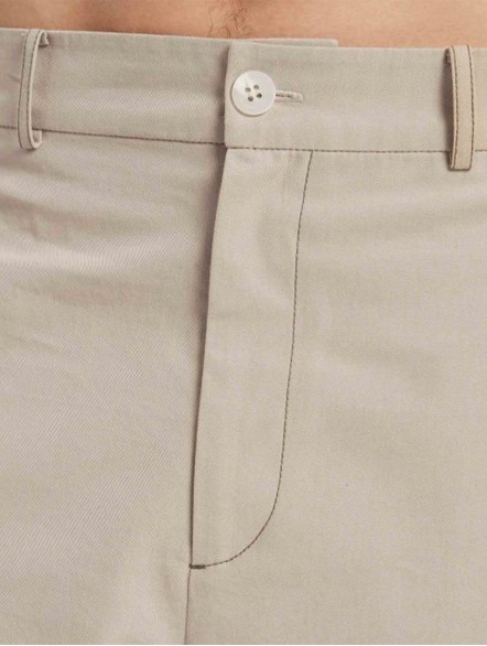 Ankle-Length Cotton Pants