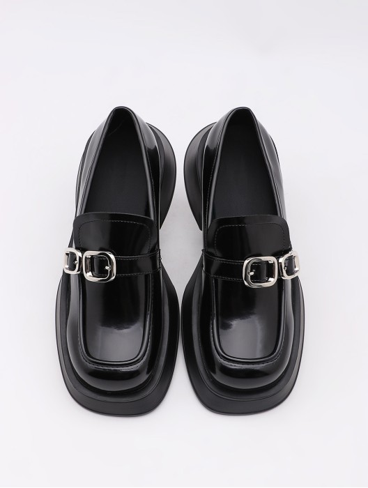 Belt buckle comfortable casual shoes
