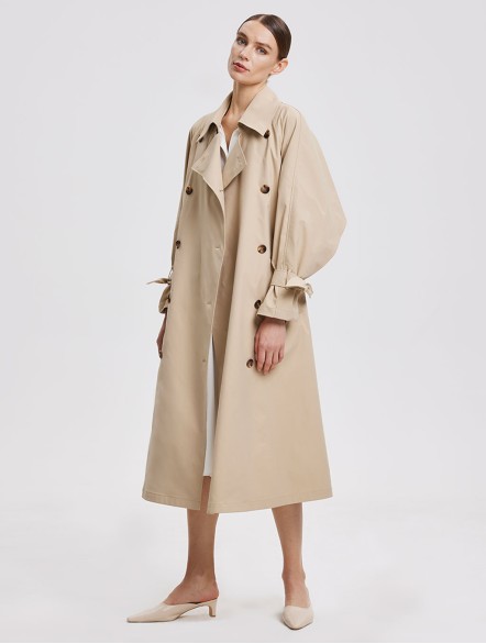 Oversized Belted Trench Coat