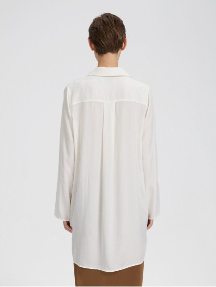 Cupro Oversize Relaxed Shirt