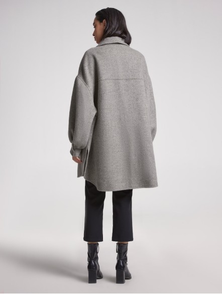 Oversized Wool-Cashmere Jacket