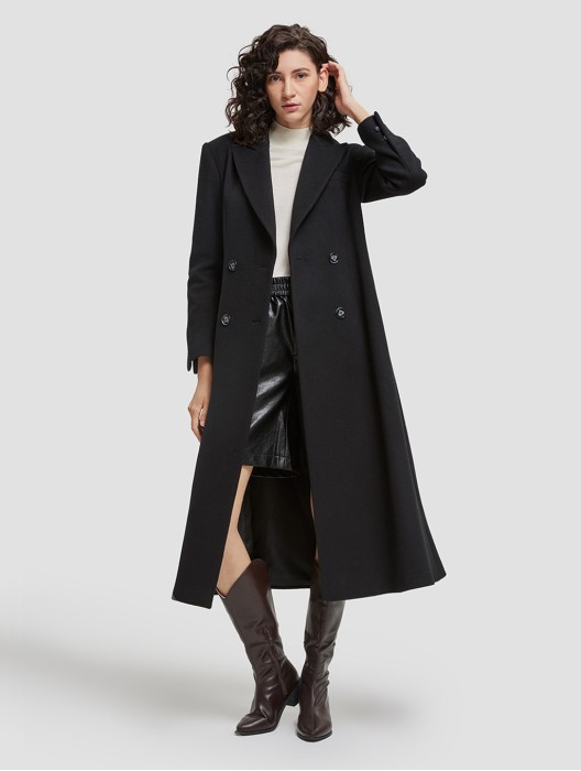 Maxi Straight Wool Coat