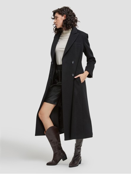 Maxi Straight Wool Coat