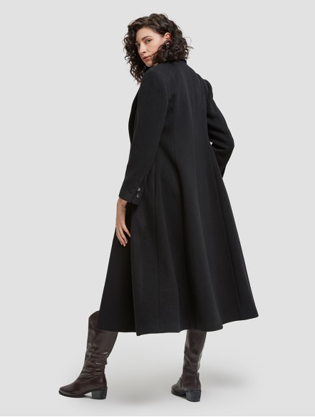 Maxi Straight Wool Coat