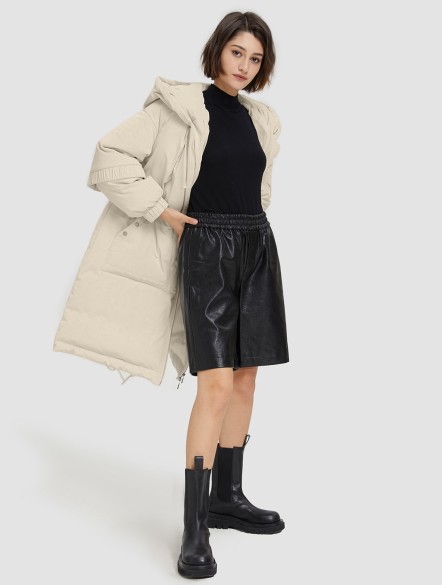 Oversized Statement Hooded Puffer Jacket