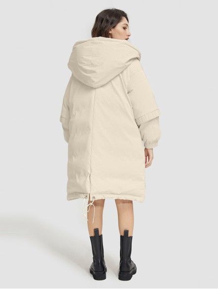 Oversized Statement Hooded Puffer Jacket