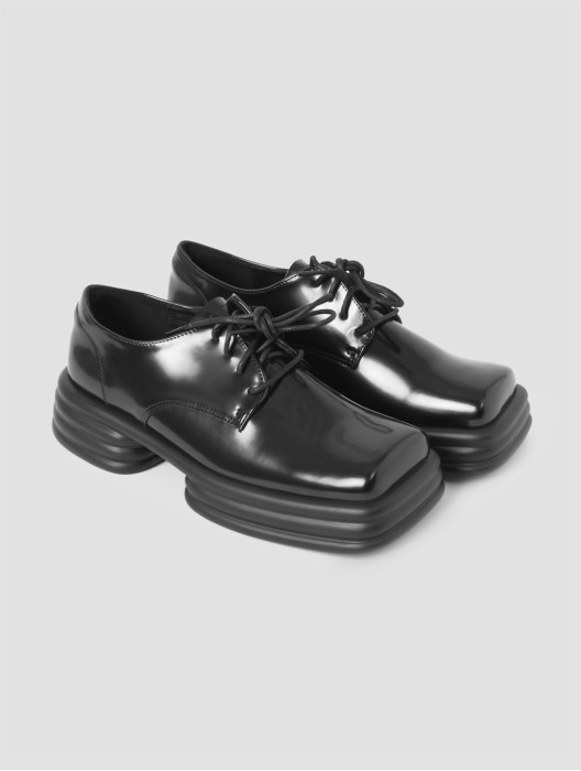 Lace-up Platform Loafers