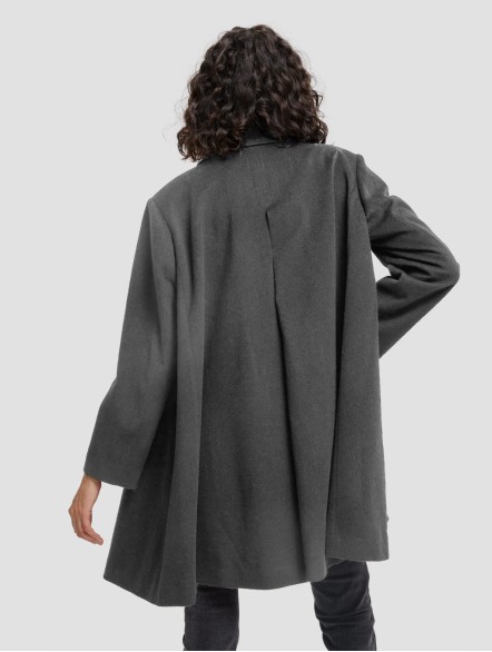 Cape-shape Cashmere Coat