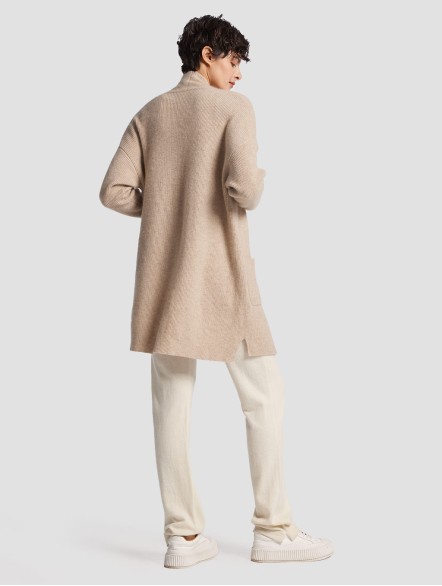 Open Front Pure Cashmere Cardigan