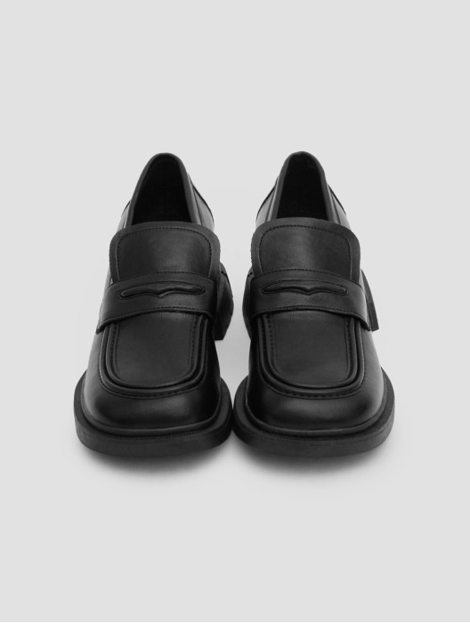 Stitch Square Toe Loafers